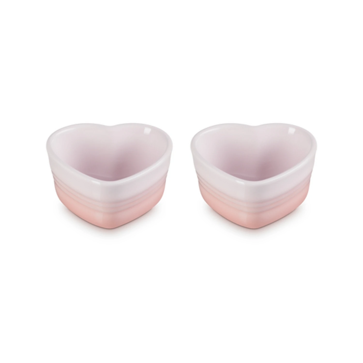 Le Creuset Ramekin Hart Set, shell pink 2st
